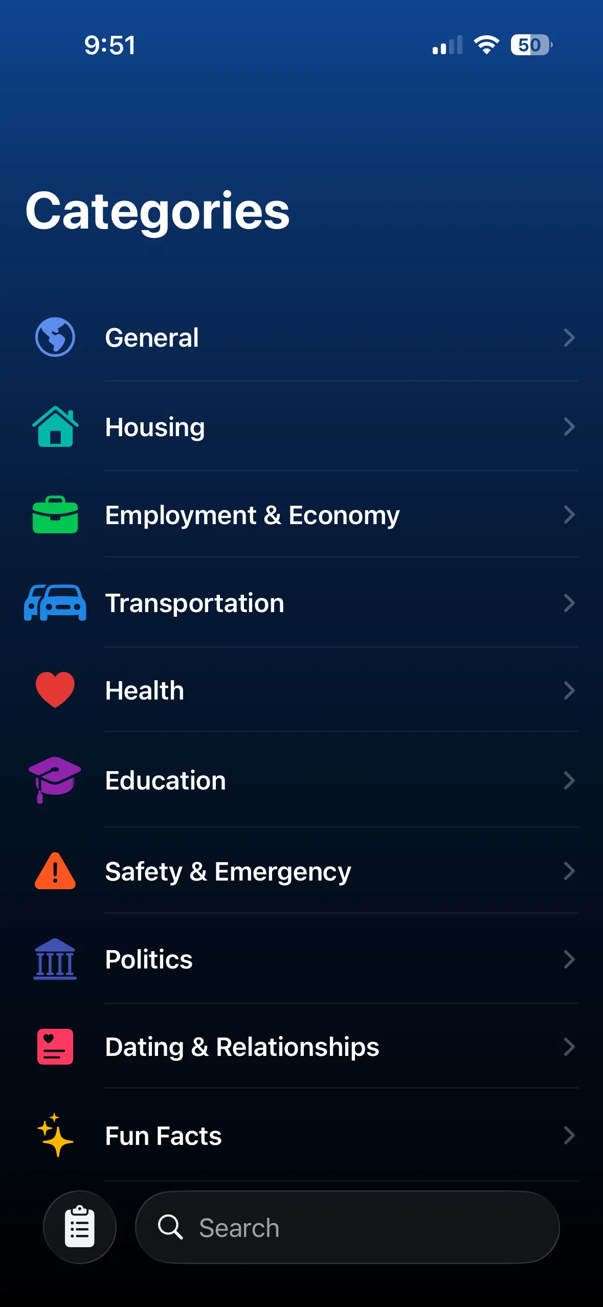 Categories